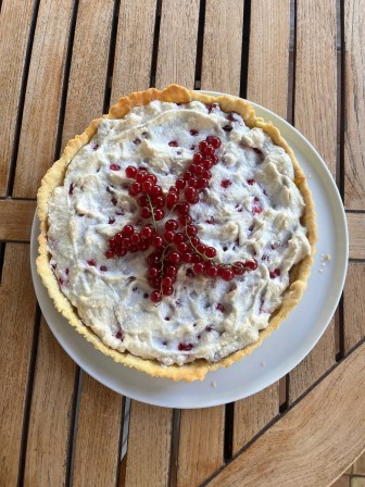Tarte aux groseilles meringuée de Claude